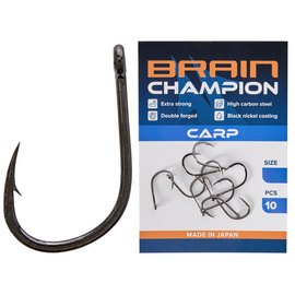 Крючок Brain Champion Carp #8 10 шт/уп (1858.54.30), Номер крючка, № : 8