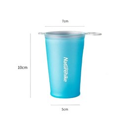 Мягкий стакан Naturehike 0.2L NH20SJ020 Blue (6927595747155), Цвет: Голубой, изображение 2
