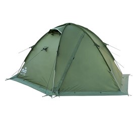 Палатка&nbsp;Tramp ROCK&nbsp;2&nbsp;v2&nbsp;зеленая UTRT-027-green, изображение 3