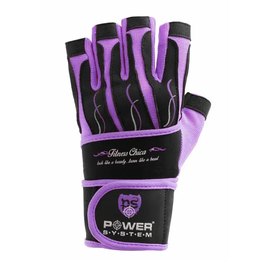Перчатки для фитнеса Power System PS-2710 Purple S (PS-2710_S_Purple), Размер: S, Цвет: Чёрный/Фиолетовый, изображение 2