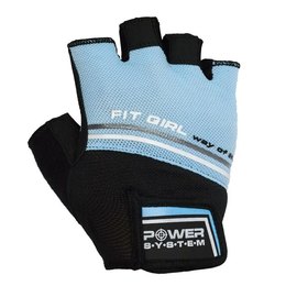 Рукавички для фітнесу Power System PS-2920 Blue S (PS_2920_S_Blue), Розмір: S, Колір: Чорний/Блакитний, зображення 4