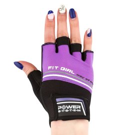 Перчатки для фитнеса Power System PS-2920 Purple XS (PS_2920_XS_Purple), Размер: XS, Цвет: Чёрный/Фиолетовый, изображение 2