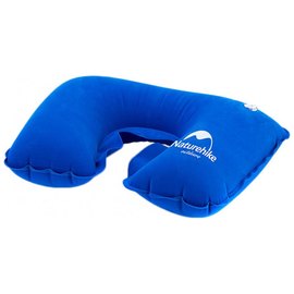 Подушка надувная Naturehike Inflatable Travel Neck Pillow NH15A003-L Blue (6927595718438), Цвет: Голубой