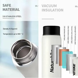 Термокружка Naturehike Thermos Cup Q-9H 0.5 л NH19SJ008 Red (6927595740187), Цвет: Красный, изображение 4