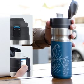 Термокружка Naturehike Vacuum Bottle 0,5 L NH19SJ009 White (6927595740453), Цвет: White/blue, изображение 3