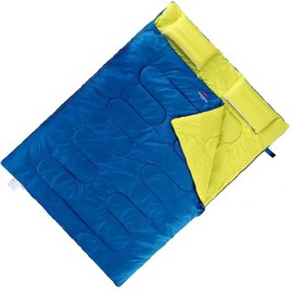 Cпальный мешок Naturehike Double Sleeping Bag with Pillow SD15M030-J Indigo (6927595703779), Цвет : Голубой/Жёлтый