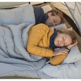Cпальный мешок Naturehike NH21MSD05 Double Sleeping Bag 2022 shadow blue (6927595782521), Цвет : Голубой, изображение 4