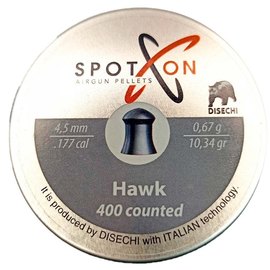 Свинцеві кулі Spoton Hawk 400 шт, 4,5 мм, 0,67 г