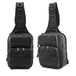 Тактическая сумка через плечо Smartex 3P Tactical 12 ST-102 black (ST161), Цвет: Чёрный, изображение 3
