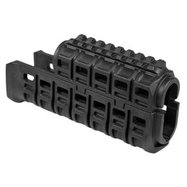 Цевье DLG Tactical для АК-47/74 c планкой Picatinny + слоты M-LOK черное (DLG-136), Цвет : Чёрный, изображение 2