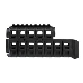Цевье DLG Tactical для АК-47/74 c планкой Picatinny + слоты M-LOK черное (DLG-136), Цвет : Чёрный, изображение 4