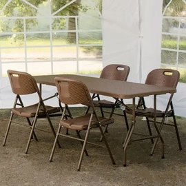 Стул складной Time Eco TE-1813 коричневый (4820211100216BROWN), Цвет : Коричневый, изображение 3