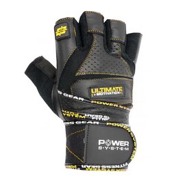 Перчатки для фитнеса Power System Ultimate Motivation PS-2810 Black Yellow Line XL (PS_2810_XL_Black/Yellow), Размер: XL, Цвет: Чёрный/Жёлтый, изображение 2