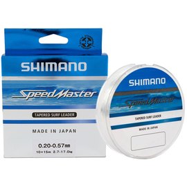 Шоклідер Shimano Speedmaster Tapered Surf Leader (Clear) 10X15m 0.26-0.57mm 4.6-17.0kg (SMTLSF2657C), Діаметр, мм : 0.26-0.57 мм
