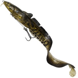 Силикон Savage Gear 3D Burbot Shallow SS 250mm 70.0g Gold Burbot UV (поштучно) 63849, Цвет : Gold