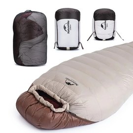 Спальный&nbsp;мешок Naturehike Snowbird NH20YD001 с натуральным пухом, L, коричневый (6927595761298), Вес, г: 1050, изображение 6