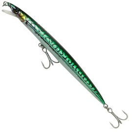 Воблер Savage Gear Sandeel Jerk Minnow S 110mm 7.0g Green mackerel PHP (63996), Цвет : Green mackerel PHP