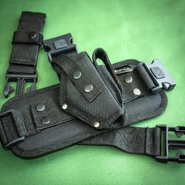 Кобура Kirasa набедренная для ПМ кордура черный (KI282), Цвет: Чёрный, изображение 3