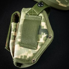 Кобура Kirasa набедренная для ПМ кордура мультикам (KI283), Цвет: Мультикам, изображение 5