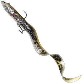 Силикон Savage Gear 4D Real Eel 200mm 38.0g Olive/Pearl PHP (поштучно) 63766, Цвет : Olive Pearl
