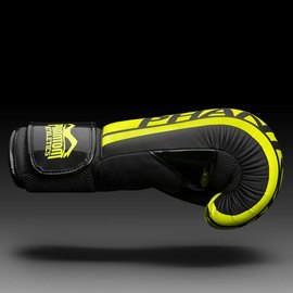 Боксерские перчатки Phantom APEX Elastic Neon Black/Yellow 10 унций (PHBG2300-10), Вес: 10 унций, Цвет: Чёрный/Жёлтый, изображение 3