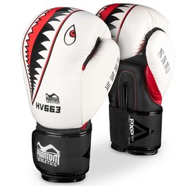 Боксерские перчатки Phantom Fight Squad WEISS White 12 унций (PHBG2218-12), Вес: 12 унций