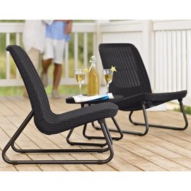Набір садових меблів Keter Rio patio set коричневий (7290103662448), зображення 2