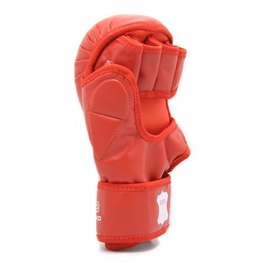 Перчатки с открытыми пальцами Sportko красные M Перч ПК7, Размер: M, Цвет: Красный, изображение 2