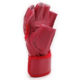 Перчатки с открытыми пальцами Sportko красные XL Перч ПК4, Размер: XL, Цвет: Красный, изображение 2
