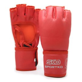 Перчатки Sportko таеквон-до красные M Перч ПД6, Размер: M, Цвет: Красный