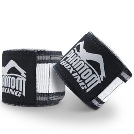 Бинты для бокса Phantom MT-Pro Black/White 4.5м (PHWR1653)