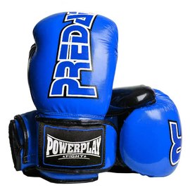 Боксерські рукавички PowerPlay 3017 Сині карбон 10 ун (PP_3017_10oz_Blue), Вага: 10 унцій