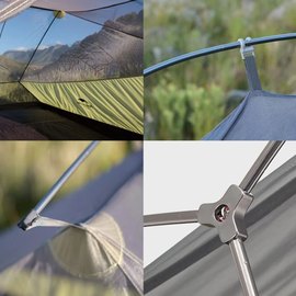 Палатка Naturehike Cloud Up 3 Updated NH18T030-T темно-зеленый (6927595765685), изображение 3