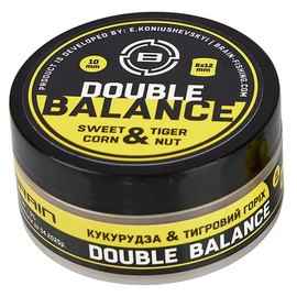 Бойли Brain Double Balance Sweet Corn & Tiger Nut кукурудза+тигровий горіх 10+8х12mm (1858.21.75), Діаметр, мм : 10+8х12