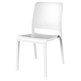 Стул садовый пластиковый Keter Charlotte Deco Chair белый (3076540146581), Цвет: Белый