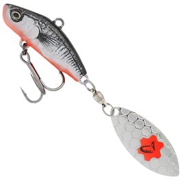 Тейл-спиннер Savage Gear 3D Sticklebait Tailspin 80mm 18.0g Black Red (76820), Цвет: Black Red