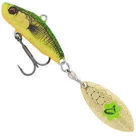 Тейл-спиннер Savage Gear 3D Sticklebait Tailspin 80mm 18.0g Firetiger (76819), Цвет: Firetiger