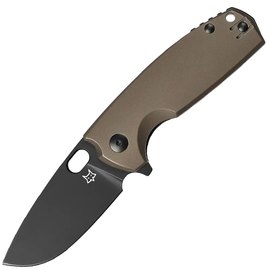Карманный нож Fox Core Black Blade aluminium brown (FX-604 ALBR)