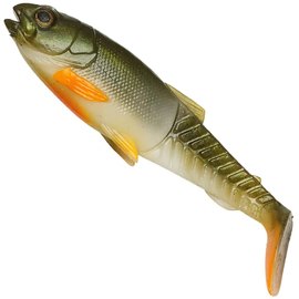 Силикон Savage Gear Craft Cannibal Paddletail 105mm 12.0g Olive Pearl Hot Orange (поштучно) 71816, Цвет : Olive Pearl Hot Orange
