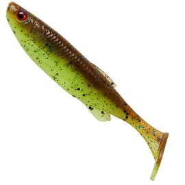 Силикон Savage Gear Fat Minnow T-Tail 75mm 5.0g Chartreuse Pumpkin (поштучно) 76962, Цвет : Chartreuse Pumpkin
