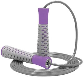 Скакалка PowerPlay 4206 серо-фиолетовая (PP_4206_Grey/Violet), Цвет: Серо-фиолетовый