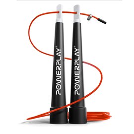Скакалка скоростная PowerPlay 4202 красная (PP_4202_Red), Цвет: Красный