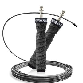 Скакалка скоростная PowerPlay 4208 черная (PP_4208_Black), Цвет: Чёрный