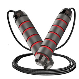 Скакалка скоростная PowerPlay 4210 черная (PP_4210_Black/Red), изображение 4