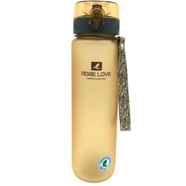Бутылка для воды Casno 1050 мл MX-5041 More Love Коричневая (MX-5041_Brown)