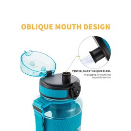 Бутылка для воды KingCamp Silicon Tritan Bottle 1L royal blue (KA1144), Цвет: Blue, изображение 2