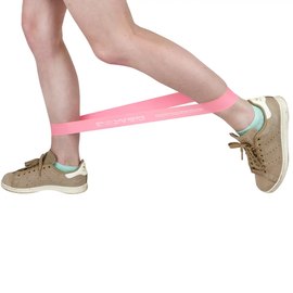 Фітнес-резинка Power System Flex Loop Light Pink 12 кг (PS_4061_Pink), Навантаження: 12 кг, зображення 4