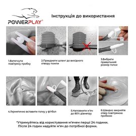 М'яч для фітнесу (фітбол) напівмасажний PowerPlay 4003 Ø65 cm Gymball Ліловий + насос (PP_4003_65cm_Violet), Колір: Ліловий, зображення 5