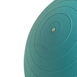 М'яч для фітнесу (фітбол) напівмасажний PowerPlay 4003 Ø65 cm Gymball Зелений + насос (PP_4003_65_Green), Колір: Зелений, зображення 4