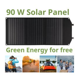 Портативное зарядное устройство - солнечная панель Bresser Mobile Solar Charger 90 Watt USB DC (3810060) 930151, изображение 3